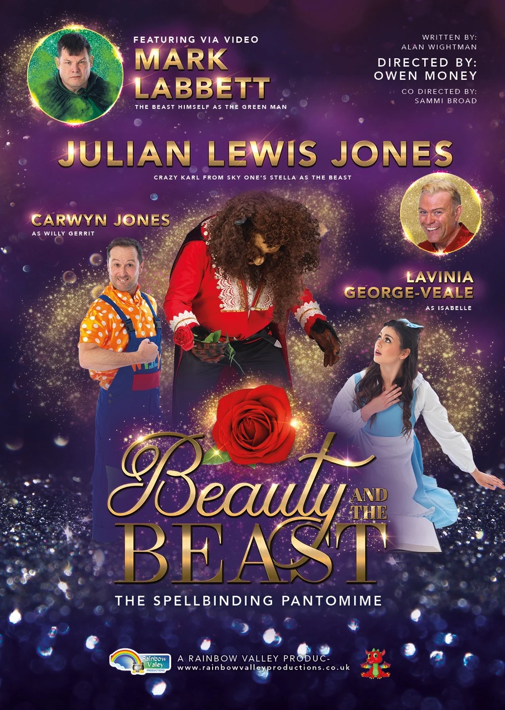 Beauty and the Beast — 2021–2022 pantomime poster