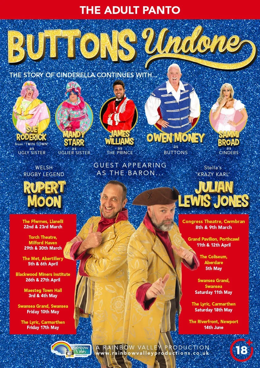 Buttons Undone pantomime poster